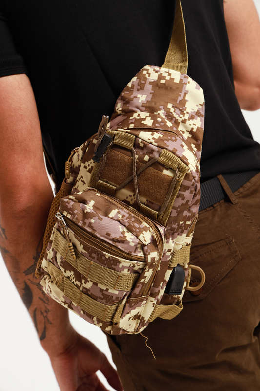 Senza Sport® Unisex Tactical Travel Sling Shoulder Bag