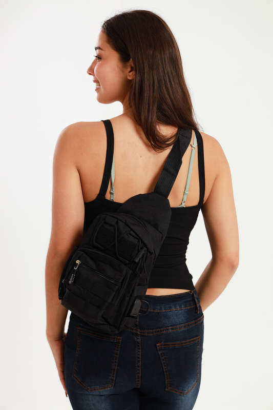 Senza Sport® Unisex Tactical Travel Sling Shoulder Bag
