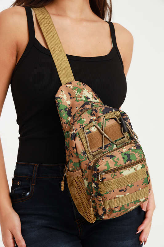 Senza Sport® Unisex Tactical Travel Sling Shoulder Bag
