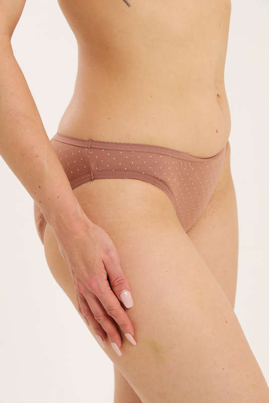 Branded 4 Pack Cotton Stretch High Leg Panties Assorted Pack
