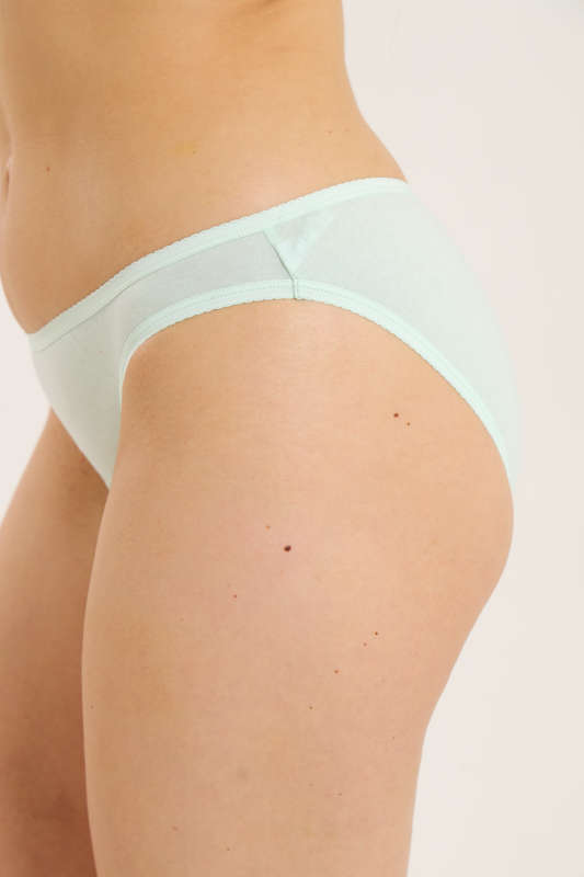 Branded 4 Pack Cotton Stretch High Leg Panties Assorted Pack