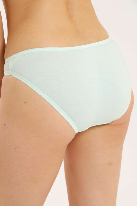 Branded 4 Pack Cotton Stretch High Leg Panties Assorted Pack