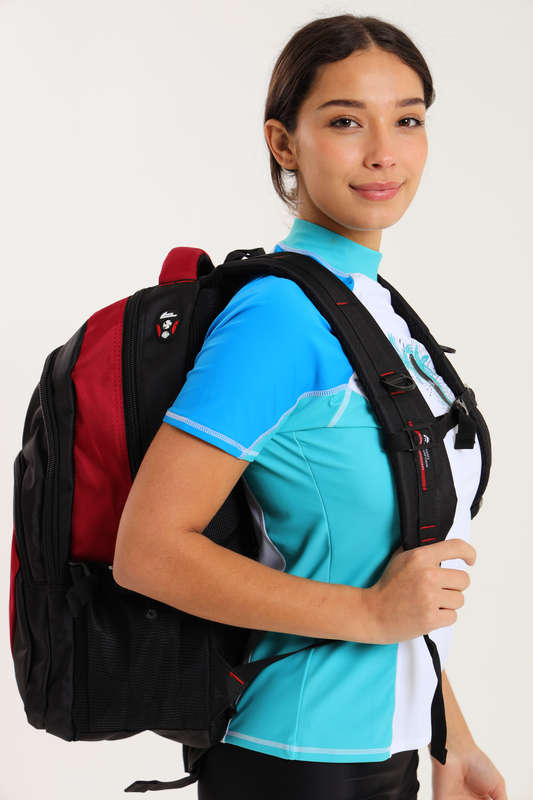 Camel Mountain Laptop Backpack School Bag with Multiple Compartments &amp; Free Water Bottle