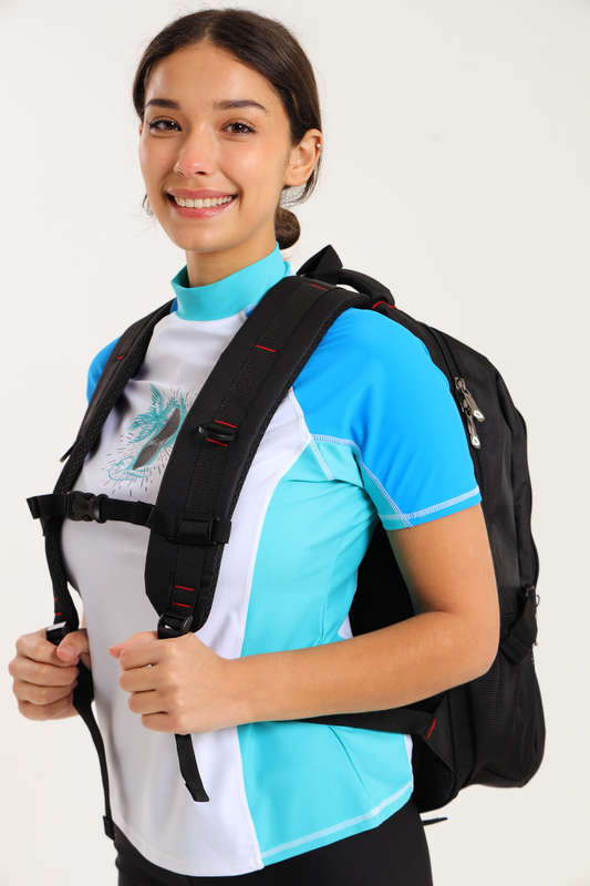 Camel Mountain Laptop Backpack School Bag with Multiple Compartments &amp; Free Water Bottle