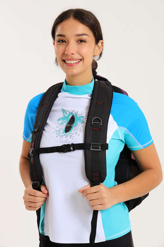 Camel Mountain Laptop Backpack School Bag with Multiple Compartments &amp; Free Water Bottle