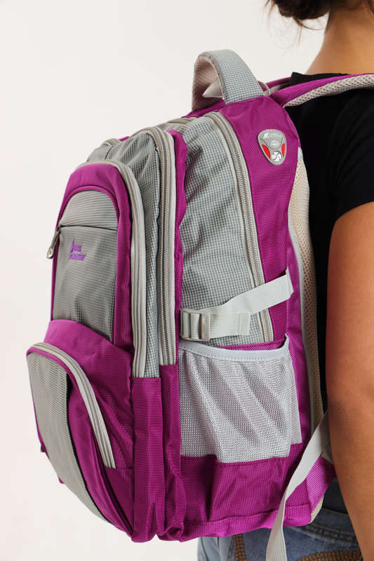 Camel Mountain Travel Backpack School Bag with Multiple Compartments &amp; Free Water Bottle