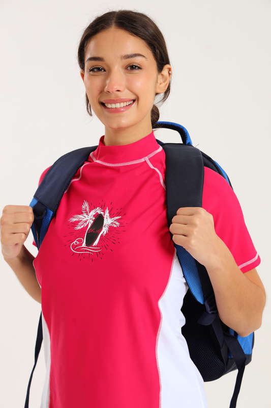 Camel Mountain Travel Backpack School Bag with Multiple Compartments &amp; Free Water Bottle