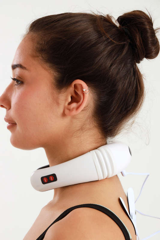 Electric Neck Massager &amp; Pulse Back 6 Modes Power Control Cervical Shoulder