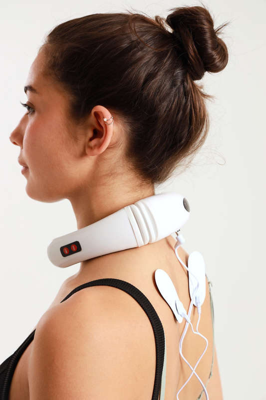 Electric Neck Massager &amp; Pulse Back 6 Modes Power Control Cervical Shoulder