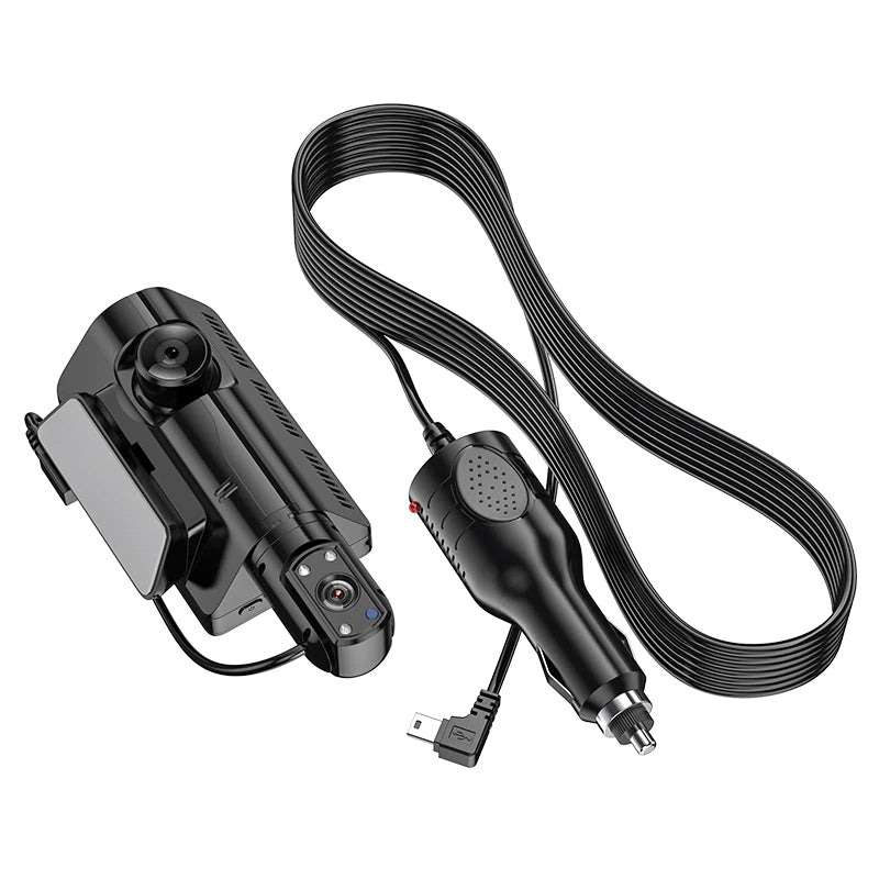 HOCO D107 Dual Camera Dashcam With 24hour Parking Monitor Features