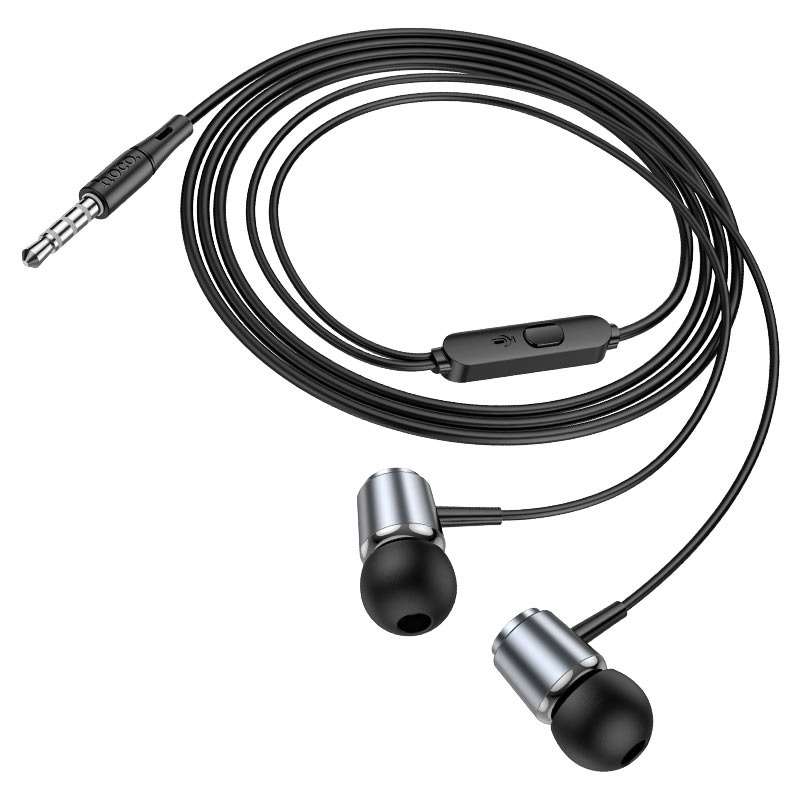 HOCO M108 Wired Earphones 3.5mm Spring With Mic