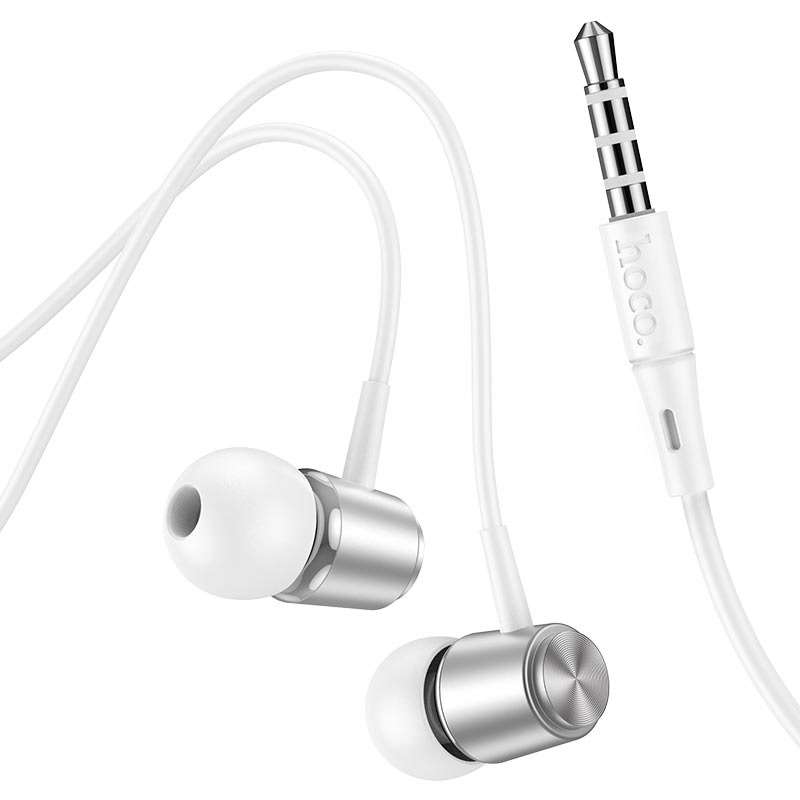 HOCO M108 Wired Earphones 3.5mm Spring With Mic