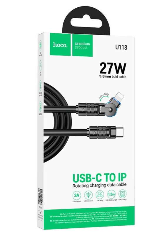 HOCO U118 Cable Type-C to iPhone Lightning Triumph PD 27W Fast charge
