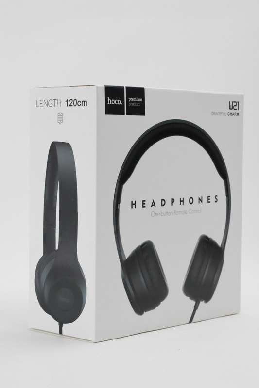 HOCO W21 Wired Headphones  Graceful Charm Headset With Mic