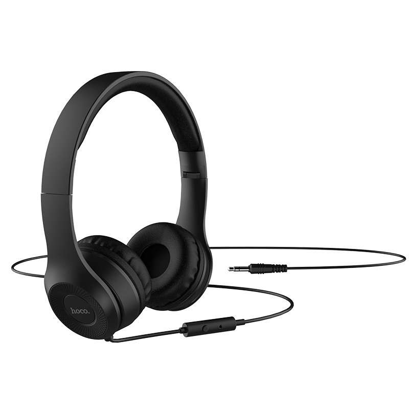 HOCO W21 Wired Headphones  Graceful Charm Headset With Mic