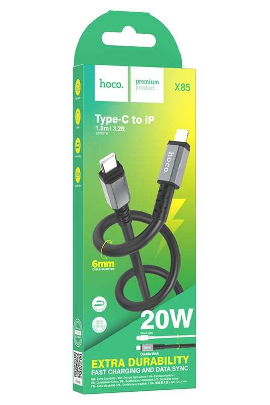 HOCO X85 Cable Type-C to iPhone Lightning Strength PD Charging Cable