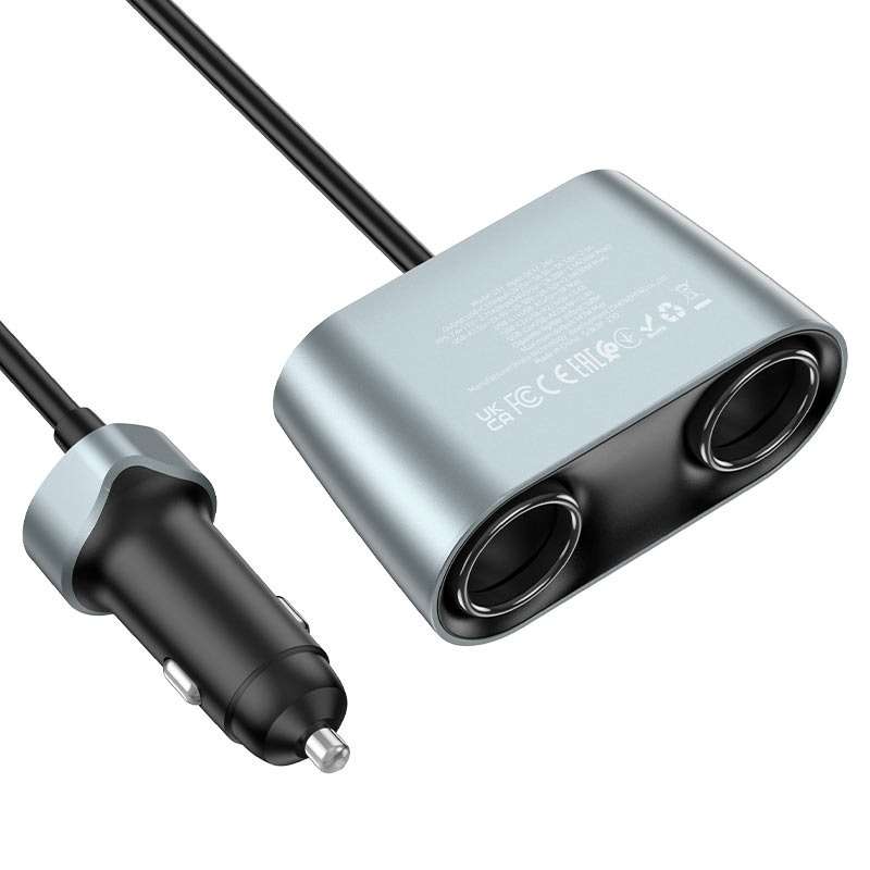 HOCO Z51 Cigarette Lighter Car Charger 7 Port Adapter 147W