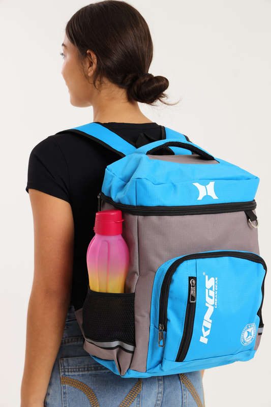 Kings Travel Backpack School Bag With Multiple Compartments With Free Water Bottle