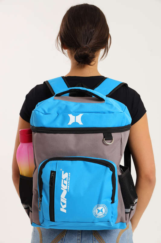 Kings Travel Backpack School Bag With Multiple Compartments With Free Water Bottle