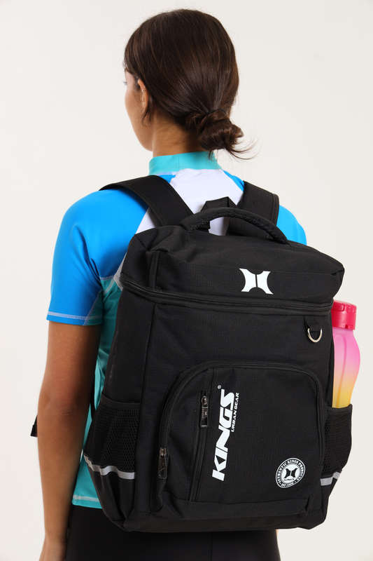 Kings Travel Backpack School Bag With Multiple Compartments With Free Water Bottle