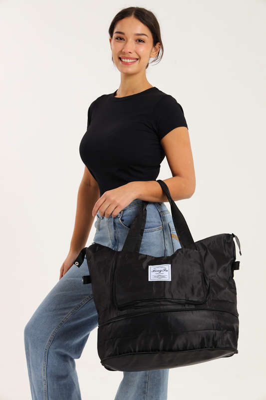 Large Capacity Folding Dry and Wet Separation Travel Sport Bag