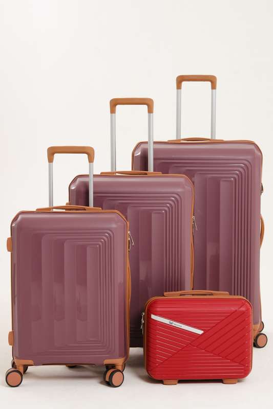 Mooistar 4 Piece Luxury Hard Shell Luggage Set