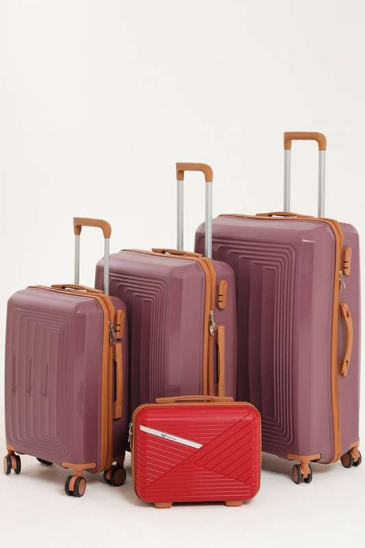 Mooistar 4 Piece Luxury Hard Shell Luggage Set
