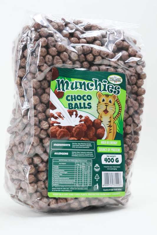La Italiana Munchies Choco Cereal Balls 400g
