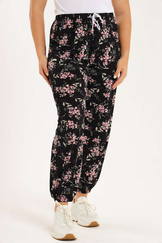Senza® Casual Harem Wide Leg Everyday Printed Pants