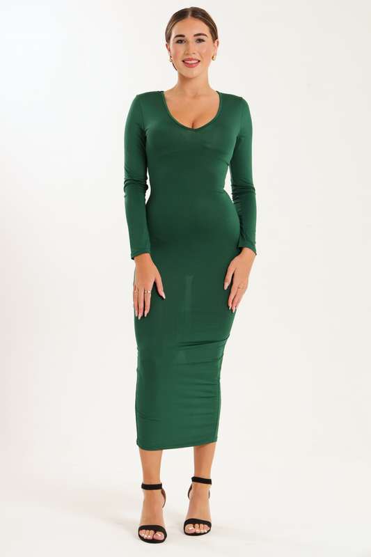 Sloane Full Length Long Sleeve Bodycon Dress