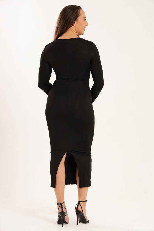 Sloane Full Length Long Sleeve Bodycon Dress