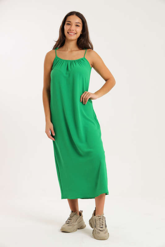Verna Strappy Scoop Back Maxi Dress