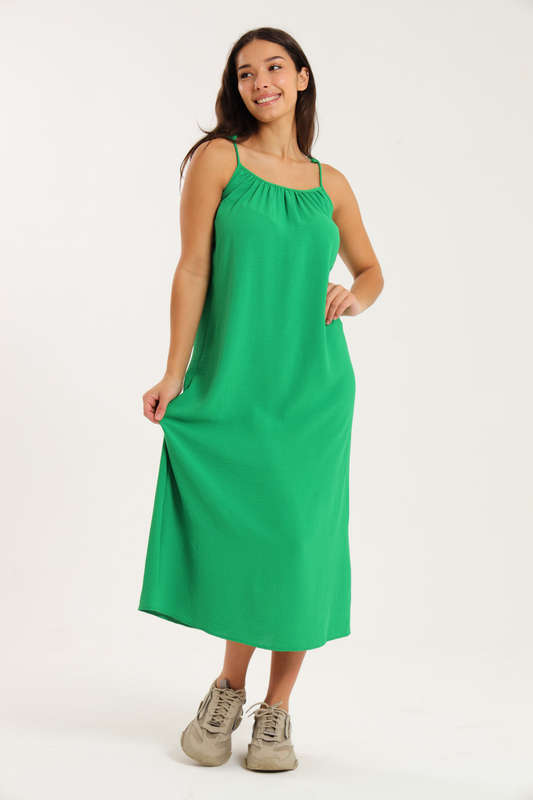 Verna Strappy Scoop Back Maxi Dress