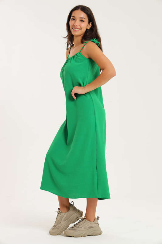 Verna Strappy Scoop Back Maxi Dress
