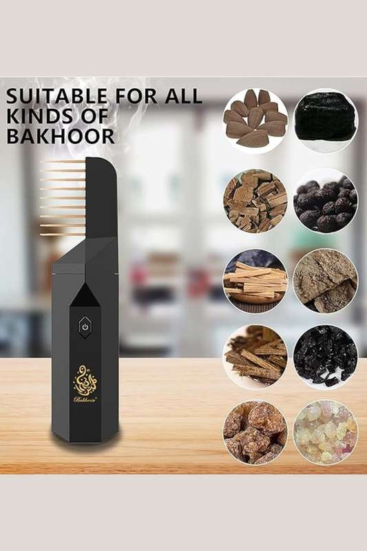 Dubai Bakhoor Oud Comb 2 in 1 Black