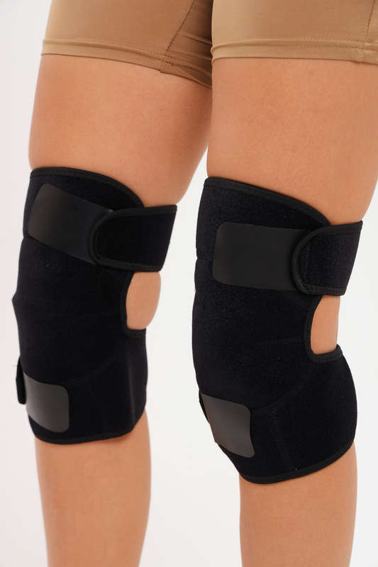 1 Pair Magnetic Knee Support Belt with Adjustable Strap for Knee Joint Pain Relief
