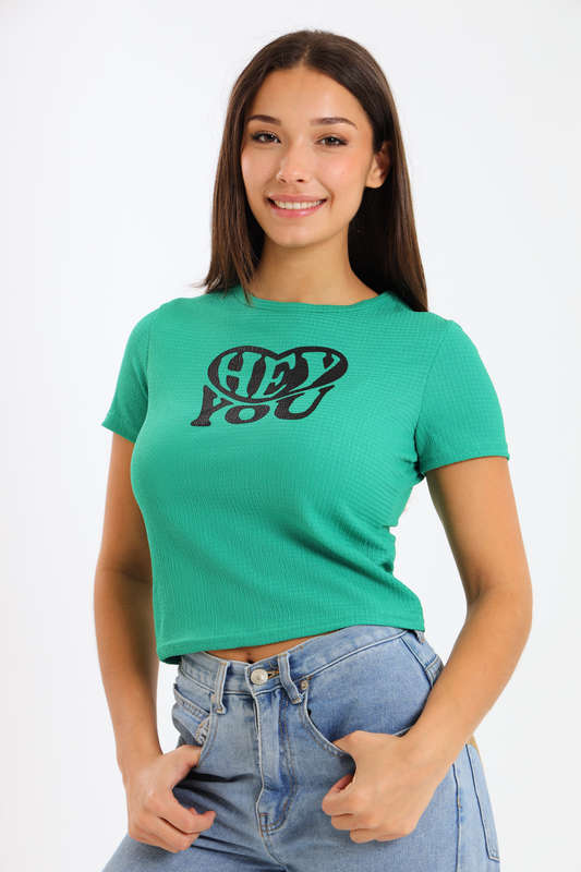 Ava Crop Top T-Shirt