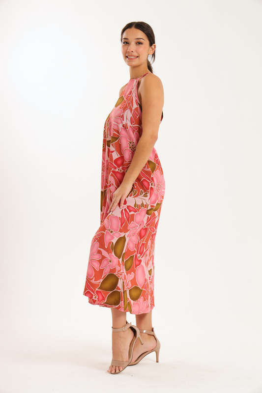 Blossom Flow Maxi Strappy Dress