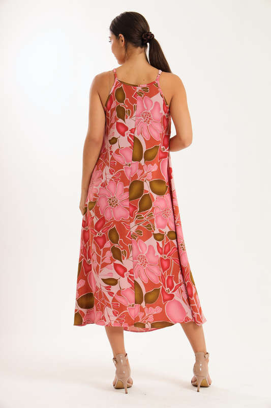 Blossom Flow Maxi Strappy Dress