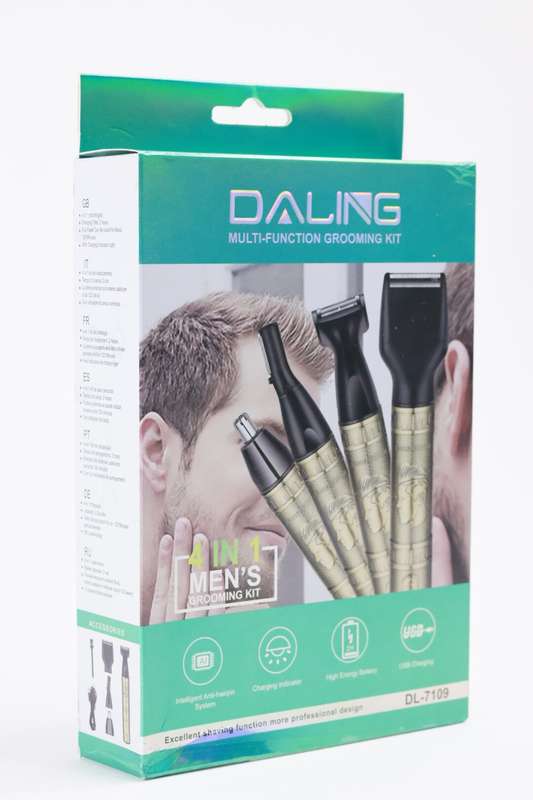 Daling DL-7109 4-in-1 Rechargeable Men's Grooming Kit