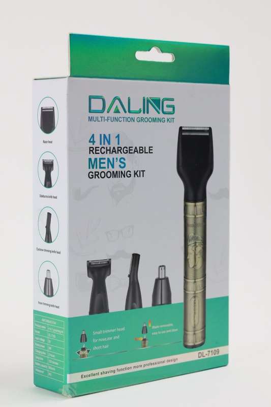 Daling DL-7109 4-in-1 Rechargeable Men's Grooming Kit