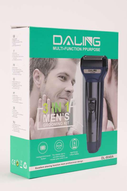 Daling DL-9048A 3-in-1 Rechargeable Men's Grooming Kit