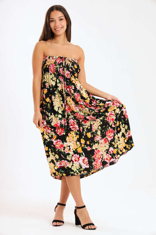 Floral Dream 3-in-1 Maxi Skirt Dress