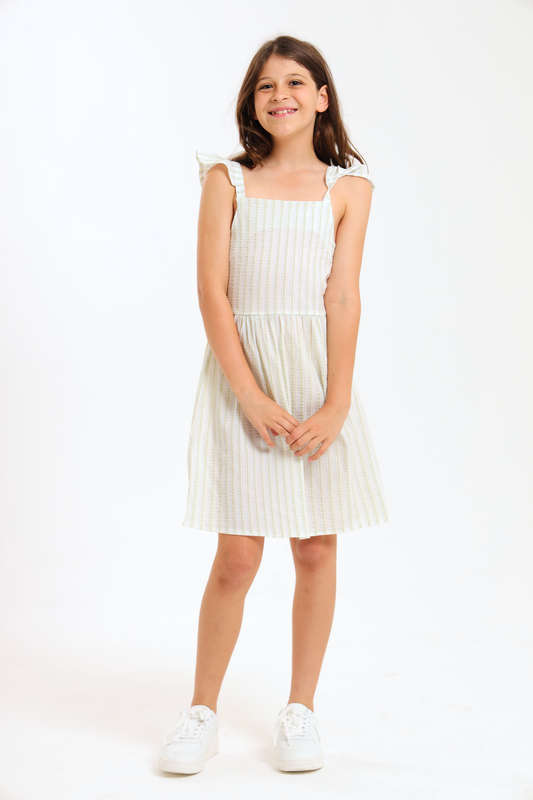 Girl Sleeveless Dress 7 to 14 Years
