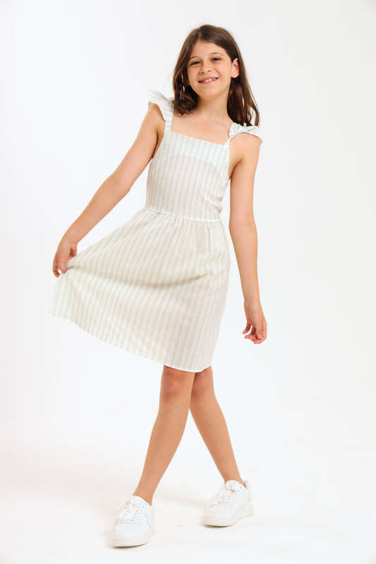 Girl Sleeveless Dress 7 to 14 Years