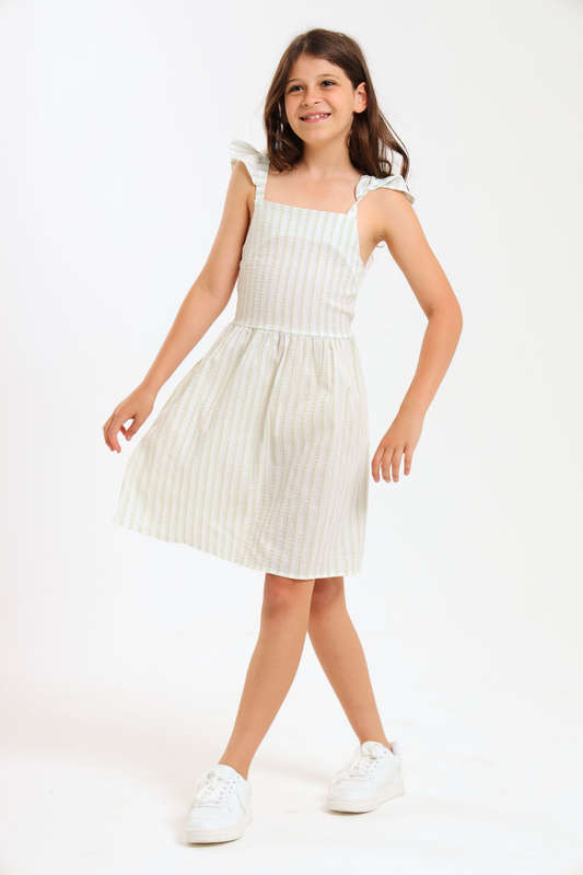 Girl Sleeveless Dress 7 to 14 Years