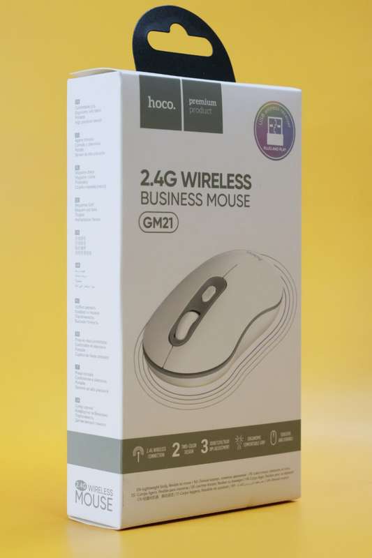 HOCO GM21 Wireless Business Mouse 1600 DPI 4D Button For Home &amp; Office