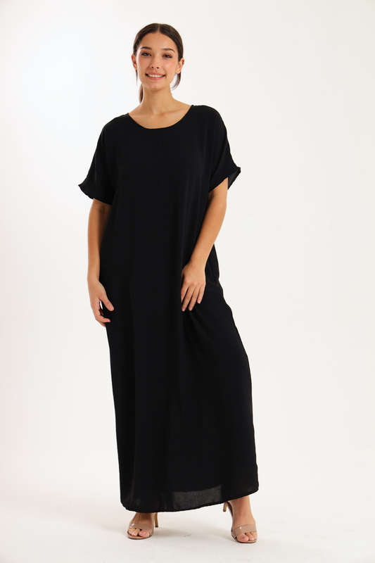 Jasmin Classic Maxi Short Sleeve Dress