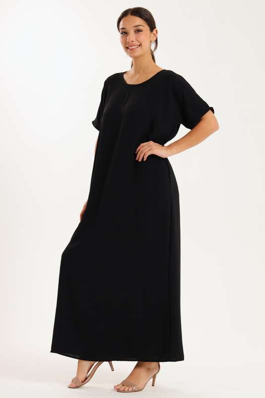 Jasmin Classic Maxi Short Sleeve Dress