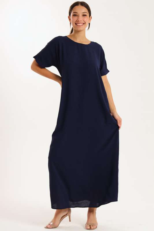 Jasmin Classic Maxi Short Sleeve Dress